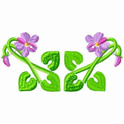 Flowers Embroidery Design 9